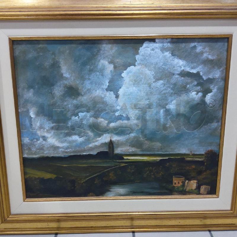 QUADRO OLIO 40 X 50 CAMPAGNA DESOLATA | Mercatino dell'Usato San maurizio canavese 2