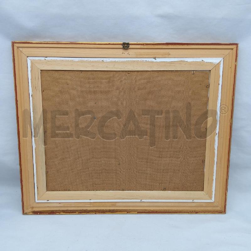 QUADRO OLIO CORN DORATA BARCHE A RIVA | Mercatino dell'Usato San maurizio canavese 4