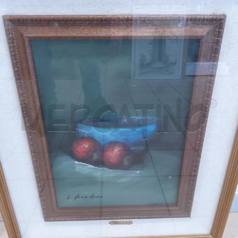 QUADRO OLIO GIORDANO NATURA MORTA | Mercatino dell'Usato San maurizio canavese 2