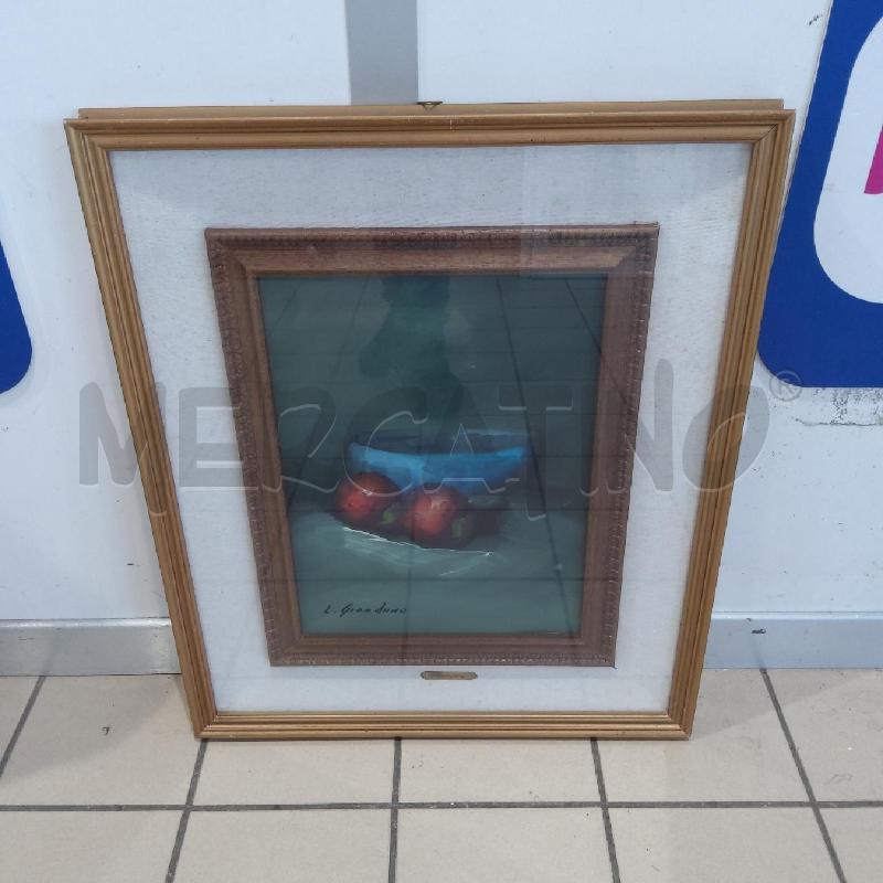 QUADRO OLIO GIORDANO NATURA MORTA | Mercatino dell'Usato San maurizio canavese 4