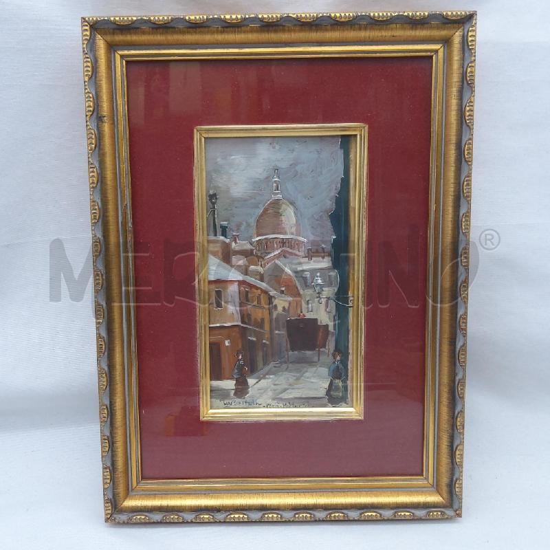 QUADRO OLIO LAMINA PARIS MONREAL | Mercatino dell'Usato San maurizio canavese 1