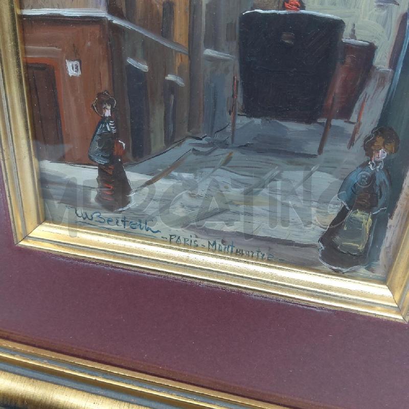QUADRO OLIO LAMINA PARIS MONREAL | Mercatino dell'Usato San maurizio canavese 3