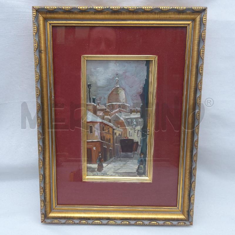 QUADRO OLIO LAMINA PARIS MONREAL | Mercatino dell'Usato San maurizio canavese 4