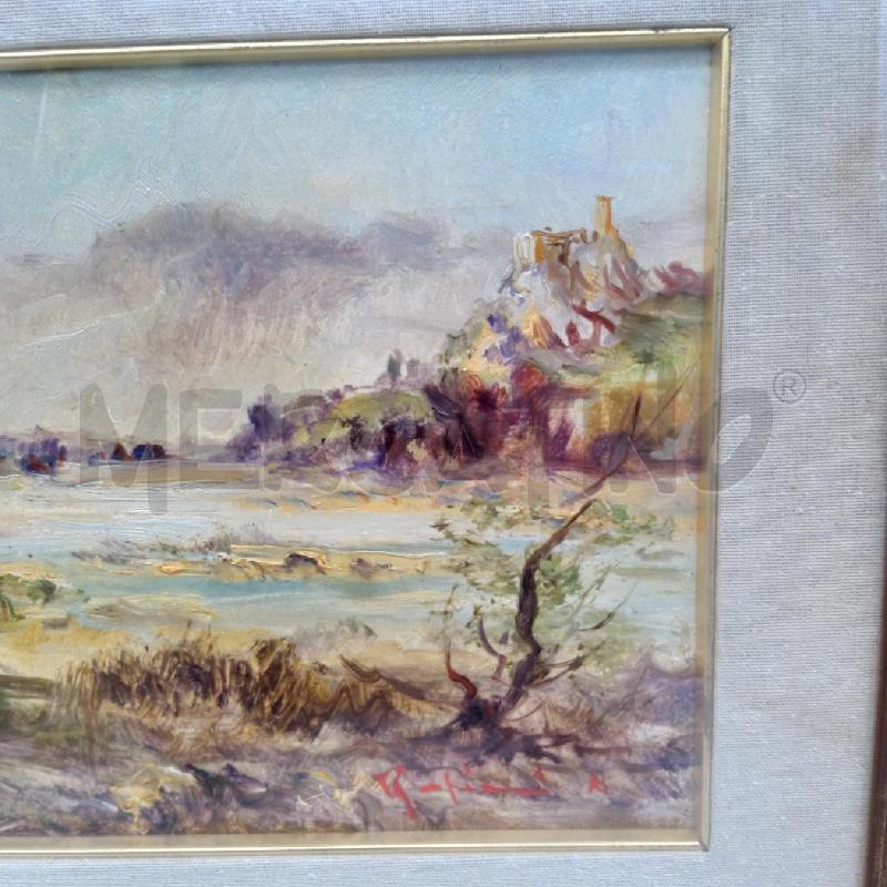 QUADRO OLIO OLINDO RUPIANI PAESAGGIO | Mercatino dell'Usato San maurizio canavese 2