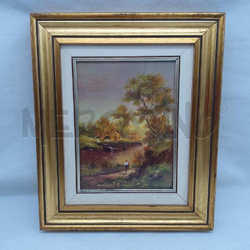 QUADRO OLIO PAESAGGIO CORN DORATA | Mercatino dell'Usato San maurizio canavese 1