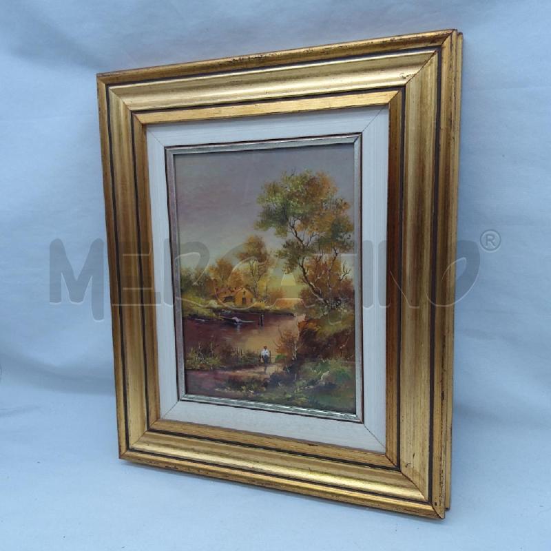 QUADRO OLIO PAESAGGIO CORN DORATA | Mercatino dell'Usato San maurizio canavese 3