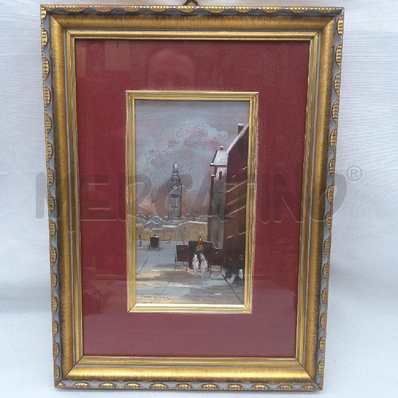 QUADRO OLIO SU LAMINA TOWER OF LONDON  | Mercatino dell'Usato San maurizio canavese 4