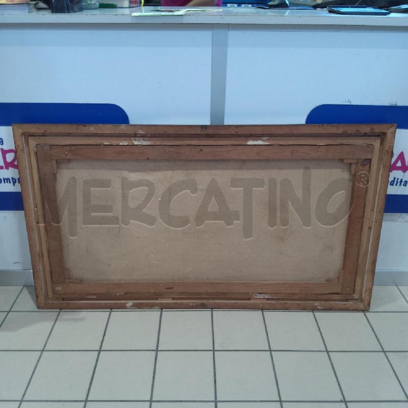 QUADRO OLIO SU TELA 120 X 60 PAESAGGIO PONTE CASOLARE | Mercatino dell'Usato San maurizio canavese 4