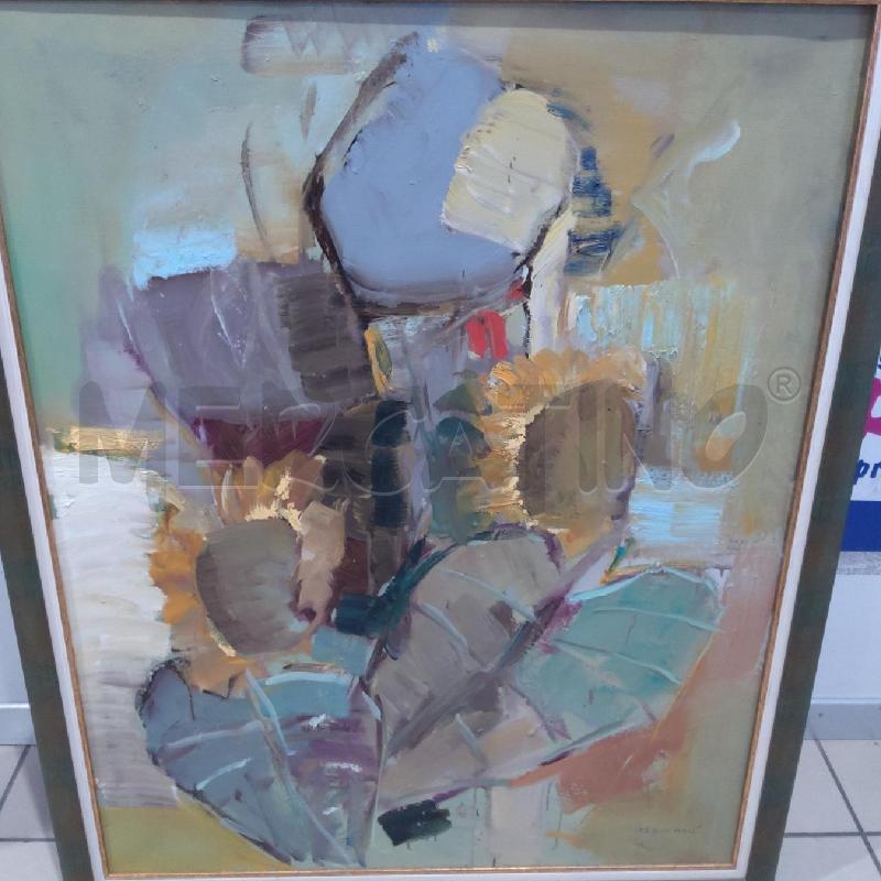 QUADRO OLIO SU TELA GIRASOLI | Mercatino dell'Usato San maurizio canavese 3