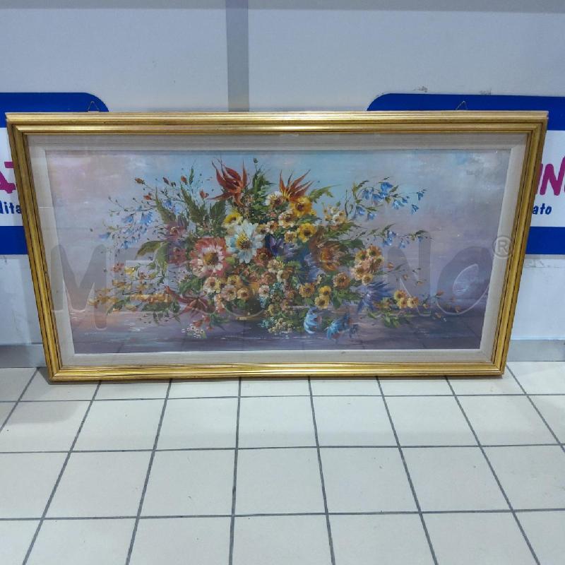 QUADRO OLIO VASO DI FIORI GRANDE | Mercatino dell'Usato San maurizio canavese 1