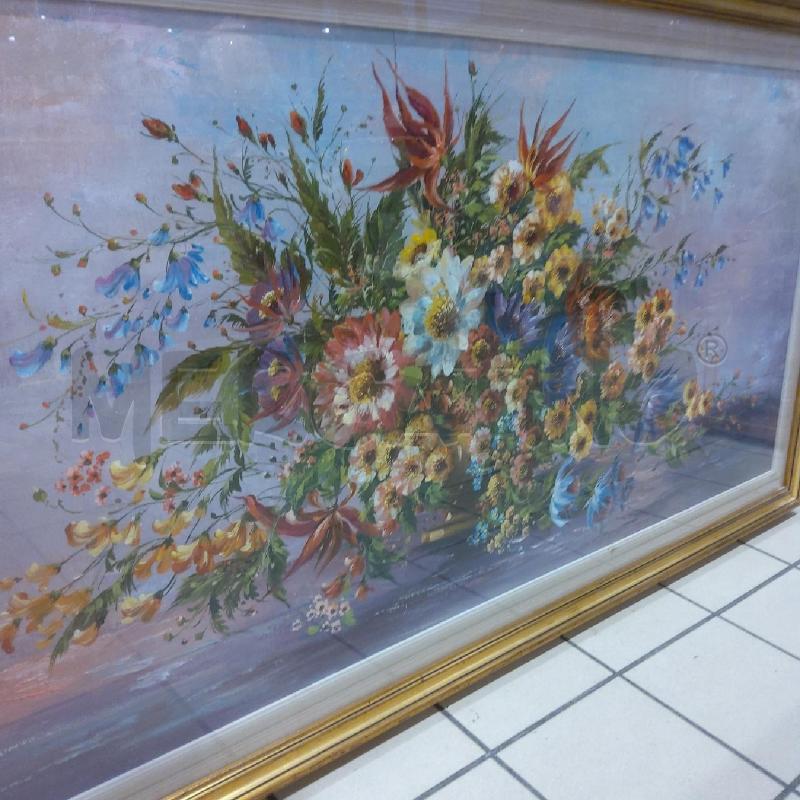 QUADRO OLIO VASO DI FIORI GRANDE | Mercatino dell'Usato San maurizio canavese 4