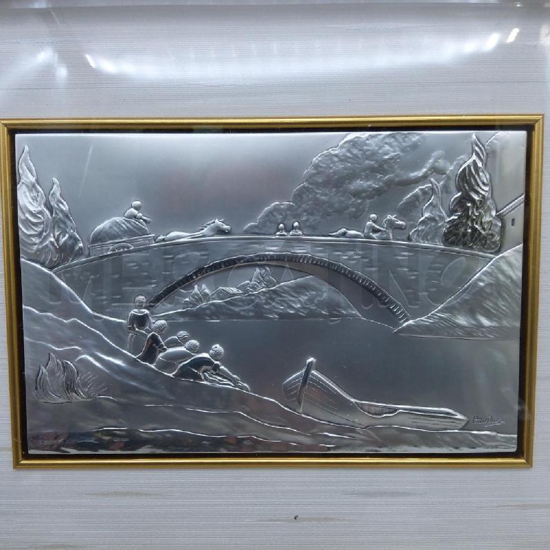 QUADRO OTTAVIANI PONTE CORNICE RADICA+SC | Mercatino dell'Usato San maurizio canavese 2