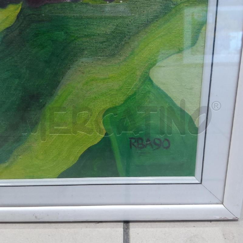 QUADRO PAESAGGIO COLLINE VERDI RBA90 | Mercatino dell'Usato San maurizio canavese 3