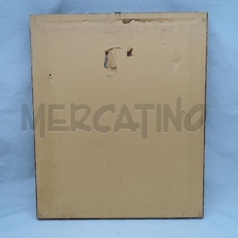 QUADRO PAGLIACCIO 61X51 PASSPARTOUT BORDEAUX | Mercatino dell'Usato San maurizio canavese 4