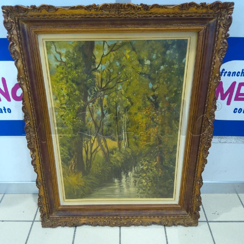 QUADRO R. GIULIETTI IL CANALE OLIO 50 X 70  | Mercatino dell'Usato San maurizio canavese 1