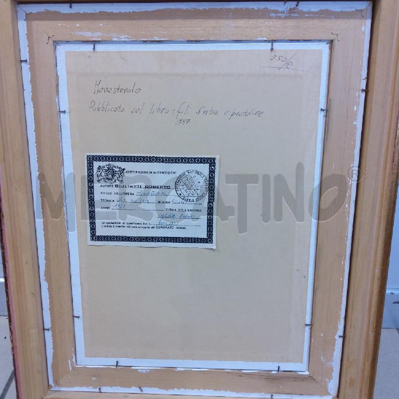 QUADRO R. GIULIETTI MONASTEROLO 30 X 40 | Mercatino dell'Usato San maurizio canavese 3