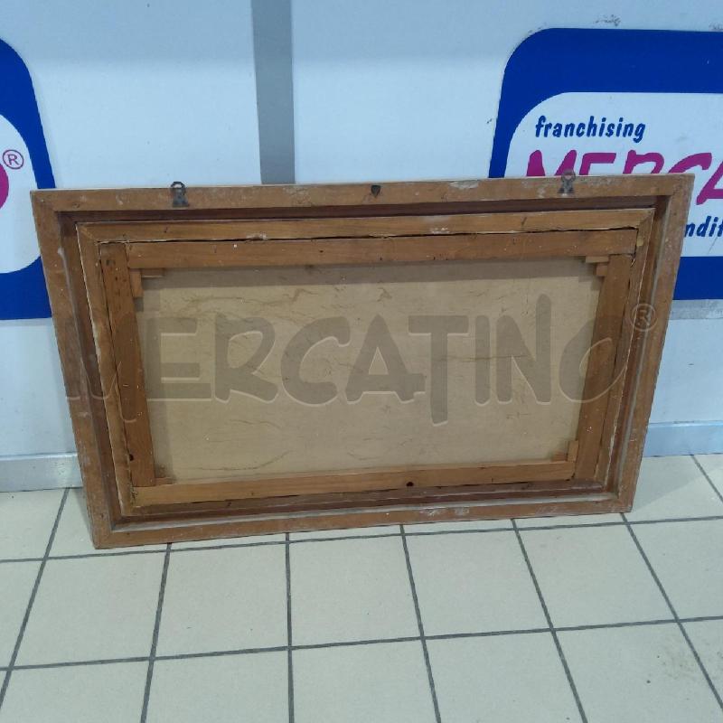 QUADRO RENI LAGO CON CASE SU LINGUA DI TERRA | Mercatino dell'Usato San maurizio canavese 5