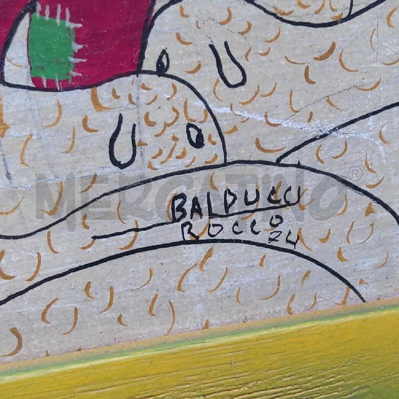 QUADRO ROCCO BALDUCCI GREGGE PECORE E PASTORE | Mercatino dell'Usato San maurizio canavese 4