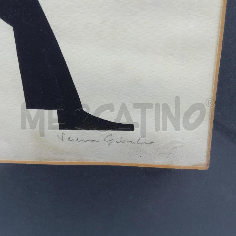 QUADRO SERAN GIORDANO SERIGRAFIA GIGOLETTE E GIGOLO' 1998 | Mercatino dell'Usato San maurizio canavese 4