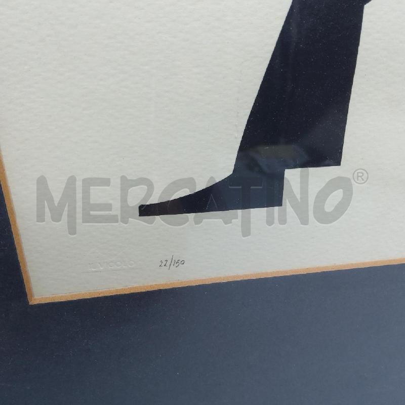 QUADRO SERAN GIORDANO SERIGRAFIA GIGOLETTE E GIGOLO' 1998 | Mercatino dell'Usato San maurizio canavese 5