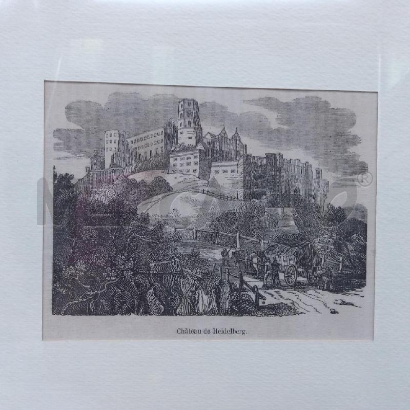 QUADRO SILOGRAFIA CHATEAU DE HEIDELBERG+CERTI CASS 141 | Mercatino dell'Usato San maurizio canavese 2
