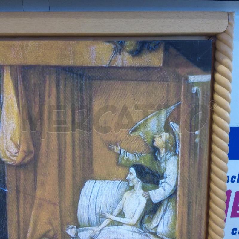 QUADRO STAMPA LA MORTE E L'AVARO RIPRODUZ BOSCH | Mercatino dell'Usato San maurizio canavese 2