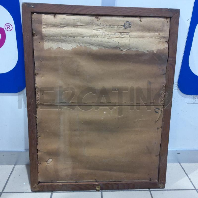 QUADRO STAMPA S. ANTONIO DA PADOVA CORNICE LARICE ROSSO | Mercatino dell'Usato San maurizio canavese 5
