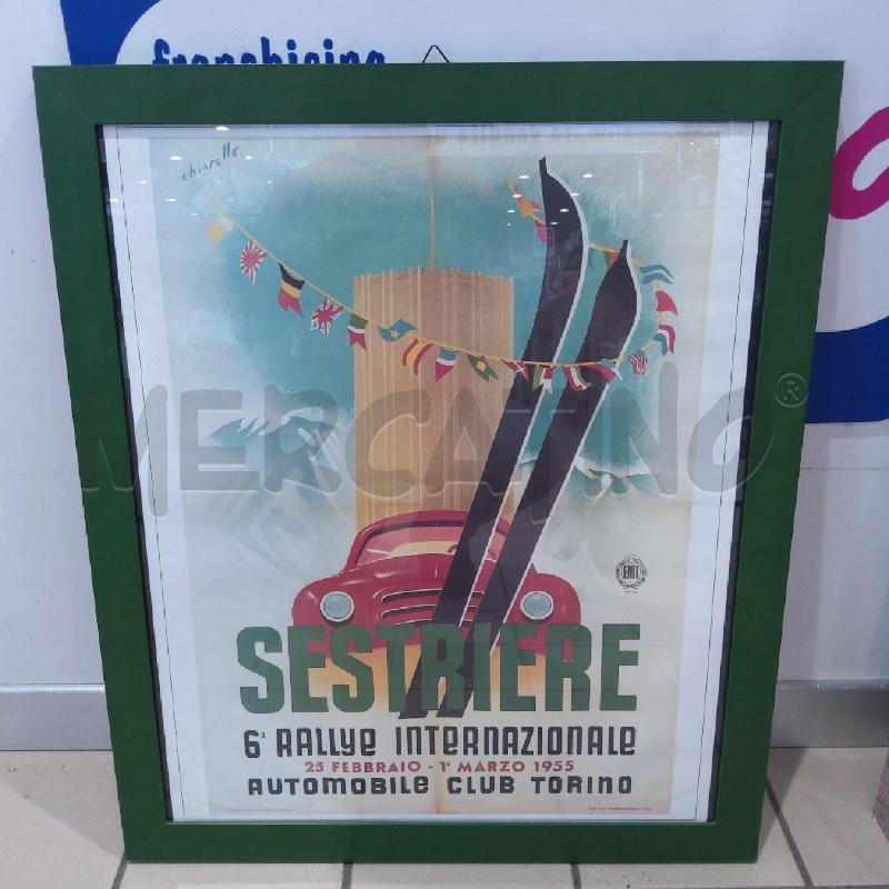 QUADRO STAMPA SESTRIERE 6 RALLY INTERNAZIONALE | Mercatino dell'Usato San maurizio canavese 1