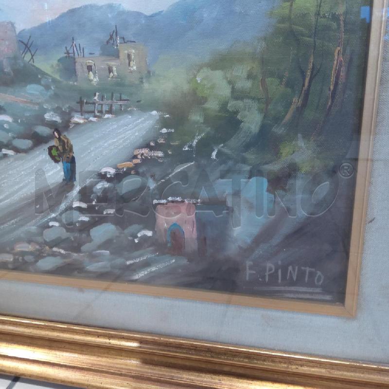 QUADRO STRADA CON CASE DIROCCATE F. PINTO | Mercatino dell'Usato San maurizio canavese 3