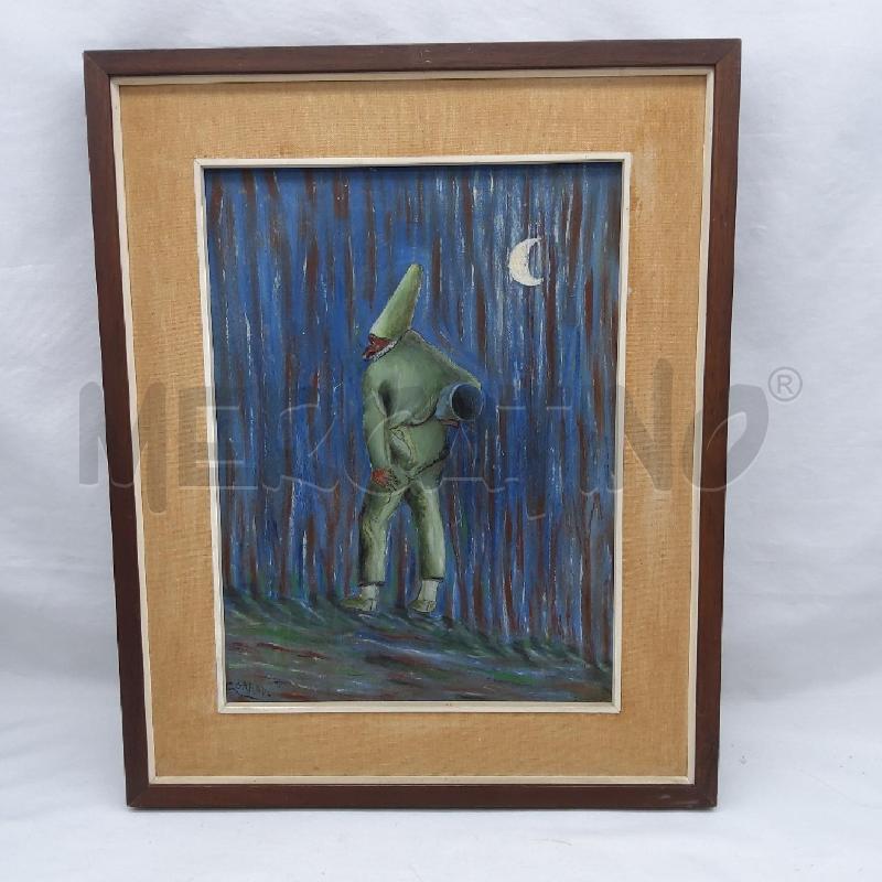 QUADRO SU TAVOLA 30X40 PULCINELLA | Mercatino dell'Usato San maurizio canavese 1