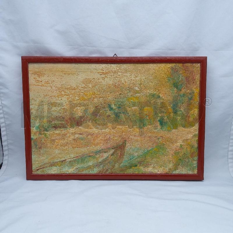 QUADRO W. TAMBORINI SUL MIO LAGO 2 60 X 40 | Mercatino dell'Usato San maurizio canavese 1