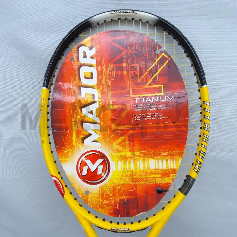 RACCHETTA TENNIS MAJOR TITANIUM+CUSTODIA SP | Mercatino dell'Usato San maurizio canavese 3