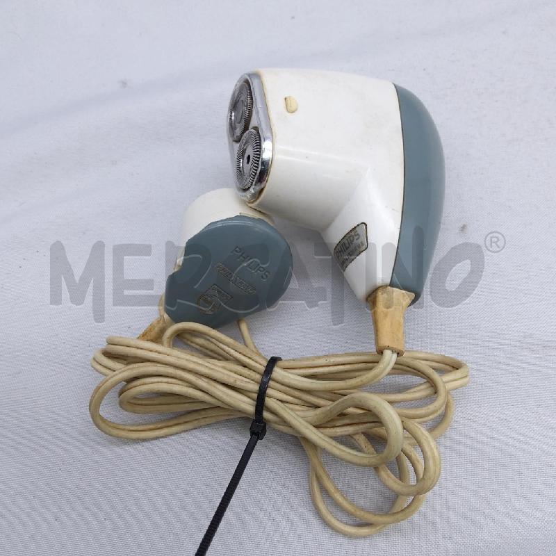 RASOIO ELETTRICO VECCHIO PHILIPS BCO GRIGIO | Mercatino dell'Usato San maurizio canavese 1