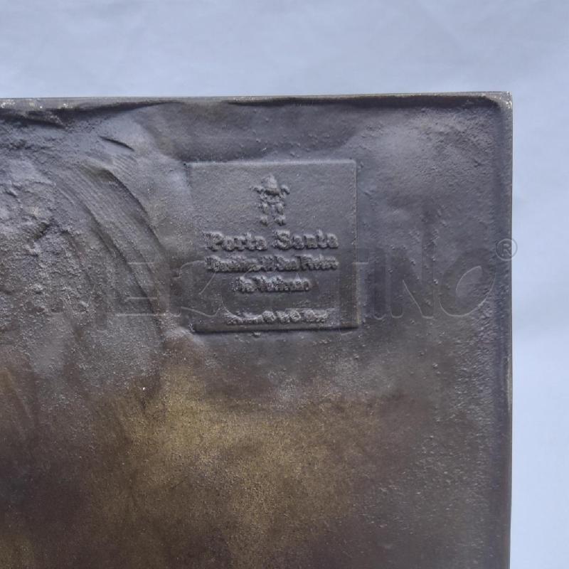 RIPRODUZIONE PORTA SANTA METALLO 19X32 CM | Mercatino dell'Usato San maurizio canavese 4
