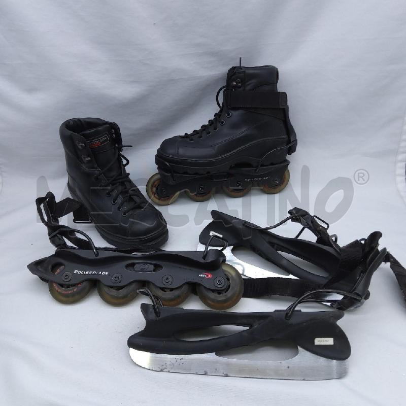 ROLLERBLADE/PATTINI GHIACCIO INTERCAMBIABILI | Mercatino dell'Usato San maurizio canavese 1