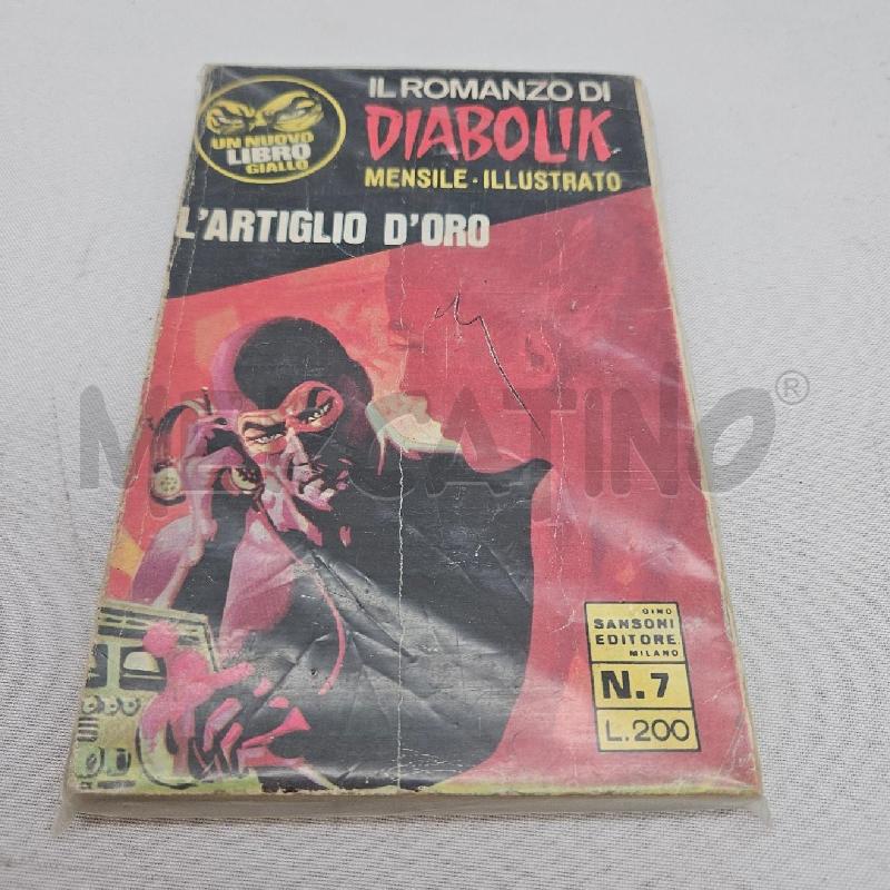 ROMANZO DIABOLIK N 7 | Mercatino dell'Usato San maurizio canavese 1