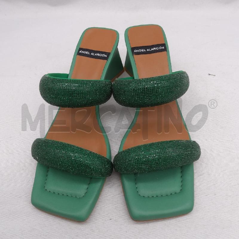 SABOT ANGEL ALARCON SC1 VERDE CON STRASS  | Mercatino dell'Usato San maurizio canavese 2