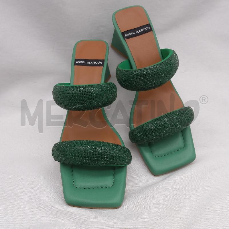 SABOT ANGEL ALARCON SC1 VERDE CON STRASS  | Mercatino dell'Usato San maurizio canavese 5