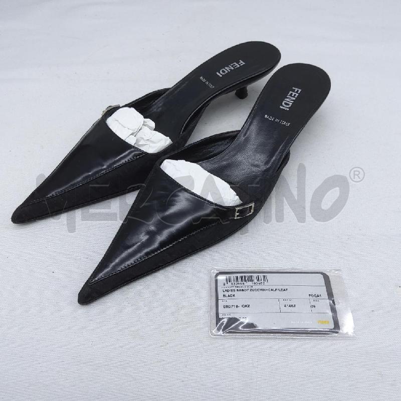 SABOT FENDI SC1 CALF/LEAT BLACK  | Mercatino dell'Usato San maurizio canavese 1