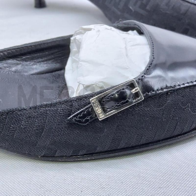 SABOT FENDI SC1 CALF/LEAT BLACK  | Mercatino dell'Usato San maurizio canavese 4