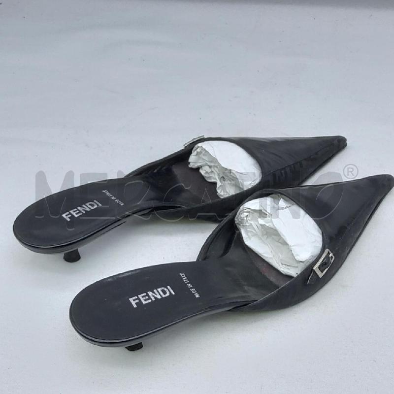 SABOT FENDI SC1 CALF/LEAT BLACK  | Mercatino dell'Usato San maurizio canavese 5