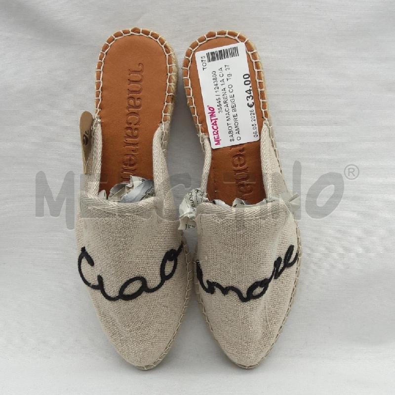 SABOT MACARENA 1A CIAO AMORE BEIGE CORDA  | Mercatino dell'Usato San maurizio canavese 2