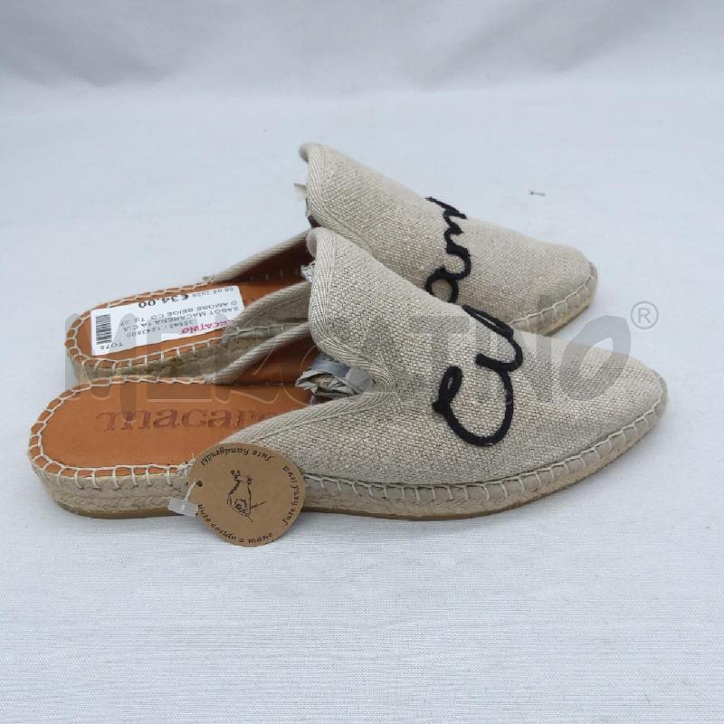 SABOT MACARENA 1A CIAO AMORE BEIGE CORDA  | Mercatino dell'Usato San maurizio canavese 3