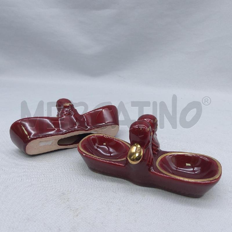 SALE E PEPE CERAMICA ART DECO ROSSO DORATO ANATRE | Mercatino dell'Usato San maurizio canavese 3