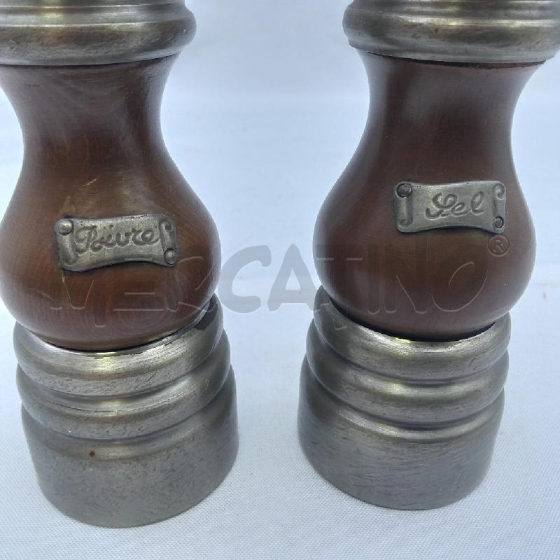 SALE E PEPE LEGNO PELTRO TARGHETTA | Mercatino dell'Usato San maurizio canavese 2
