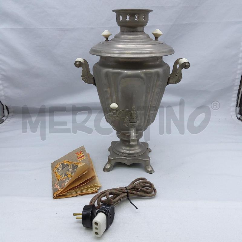 SAMOVAR ELETTRICO + LIBRETTO IN CIRILLICO | Mercatino dell'Usato San maurizio canavese 1