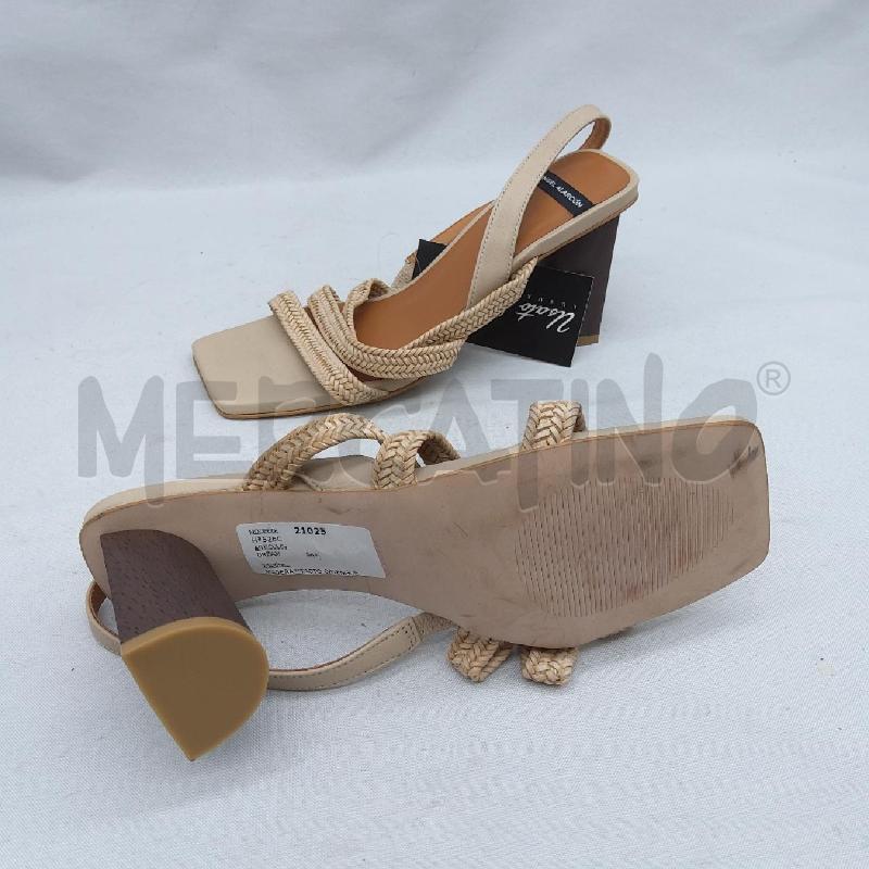 SANDALI DONNA ANGEL ALARCON SC1 BEIGE INTRECCIO  | Mercatino dell'Usato San maurizio canavese 4