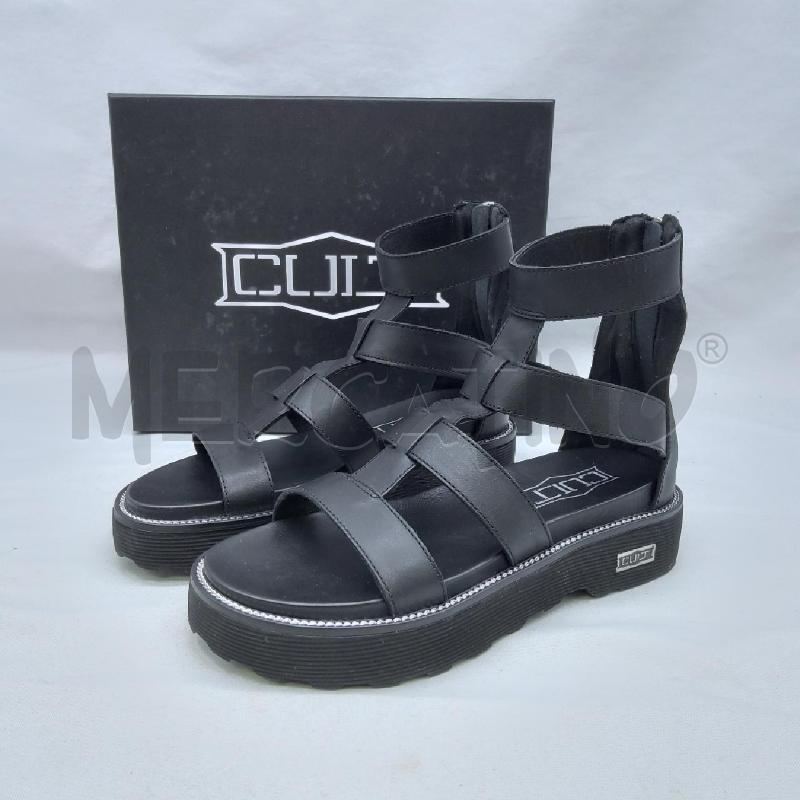 SANDALI DONNA CULT SC1 ZIGGY 3290 PELLE NERA  | Mercatino dell'Usato San maurizio canavese 1