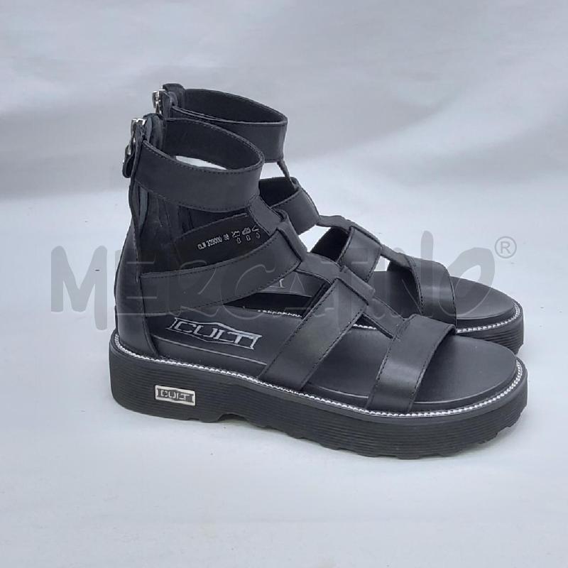 SANDALI DONNA CULT SC1 ZIGGY 3290 PELLE NERA  | Mercatino dell'Usato San maurizio canavese 2