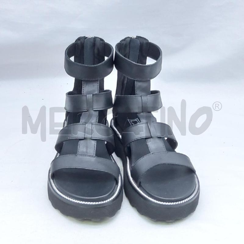 SANDALI DONNA CULT SC1 ZIGGY 3290 PELLE NERA  | Mercatino dell'Usato San maurizio canavese 3